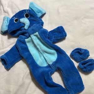 Blue elephant outfit